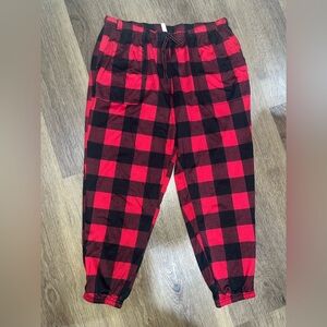 Women’s Red and Black Buffalo Plaid Pajama Pants